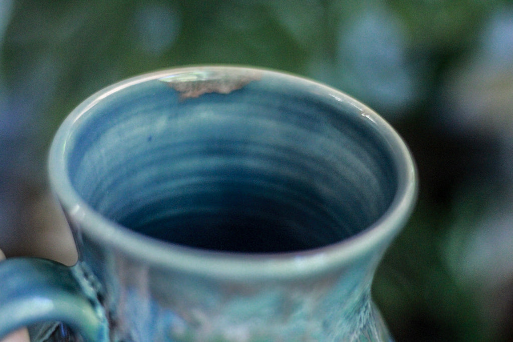 08-D Blue PROTOTYPE Flared Mug - MINOR MISFIT, 18 oz. - 10% off