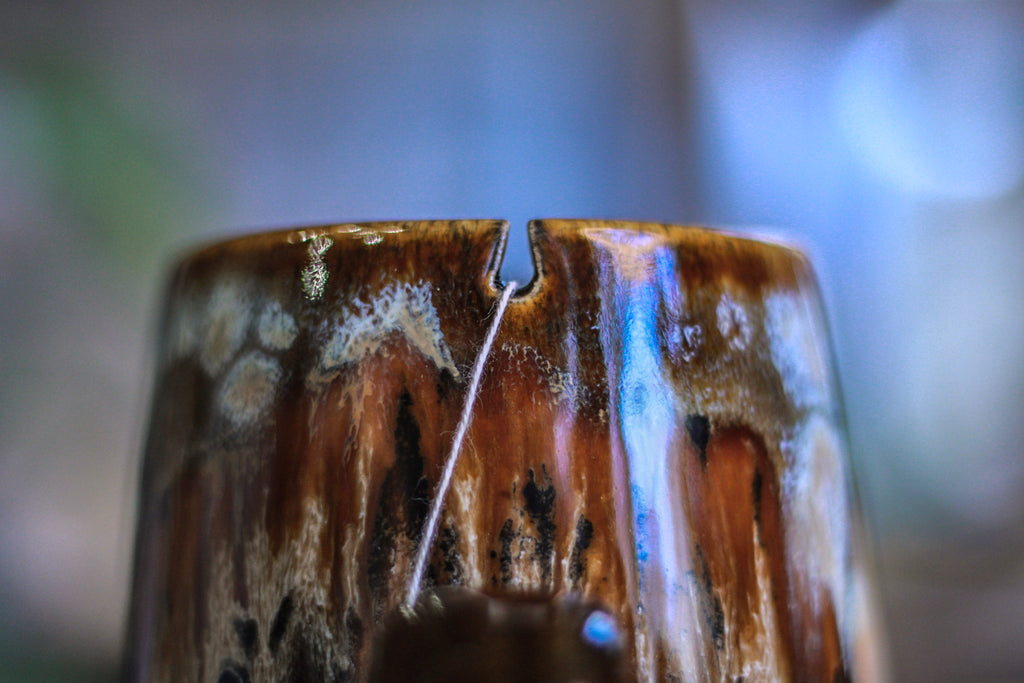 07-B Desert Oasis Crystal Notched Mug - TOP SHELF, 24 oz.