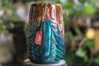 10-D Molten Cheetah Notched Textured Mug - MISFIT, 24 oz. - 15% off