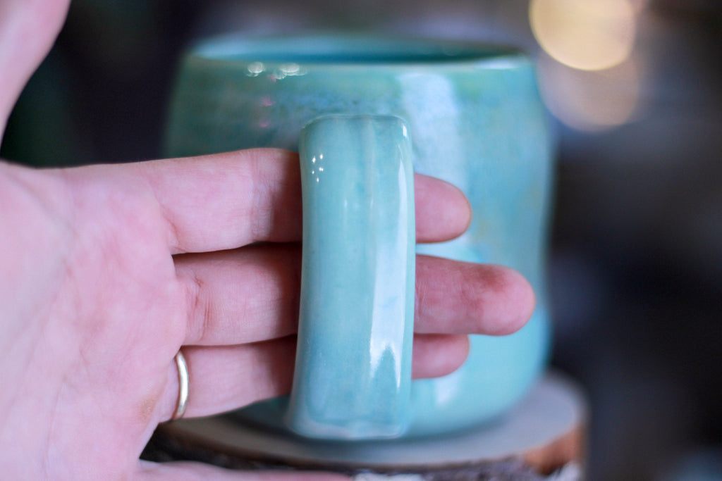 08-F Atlantean Jade PROTOTYPE Gourd Mug, 14 oz.