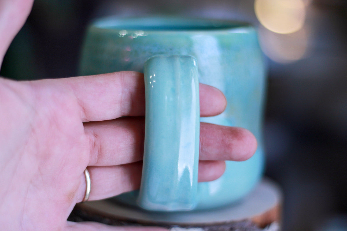 08-F Atlantean Jade PROTOTYPE Gourd Mug, 14 oz.