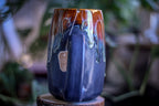 08-D New Wave Notched Crystal Mug, 25 oz.