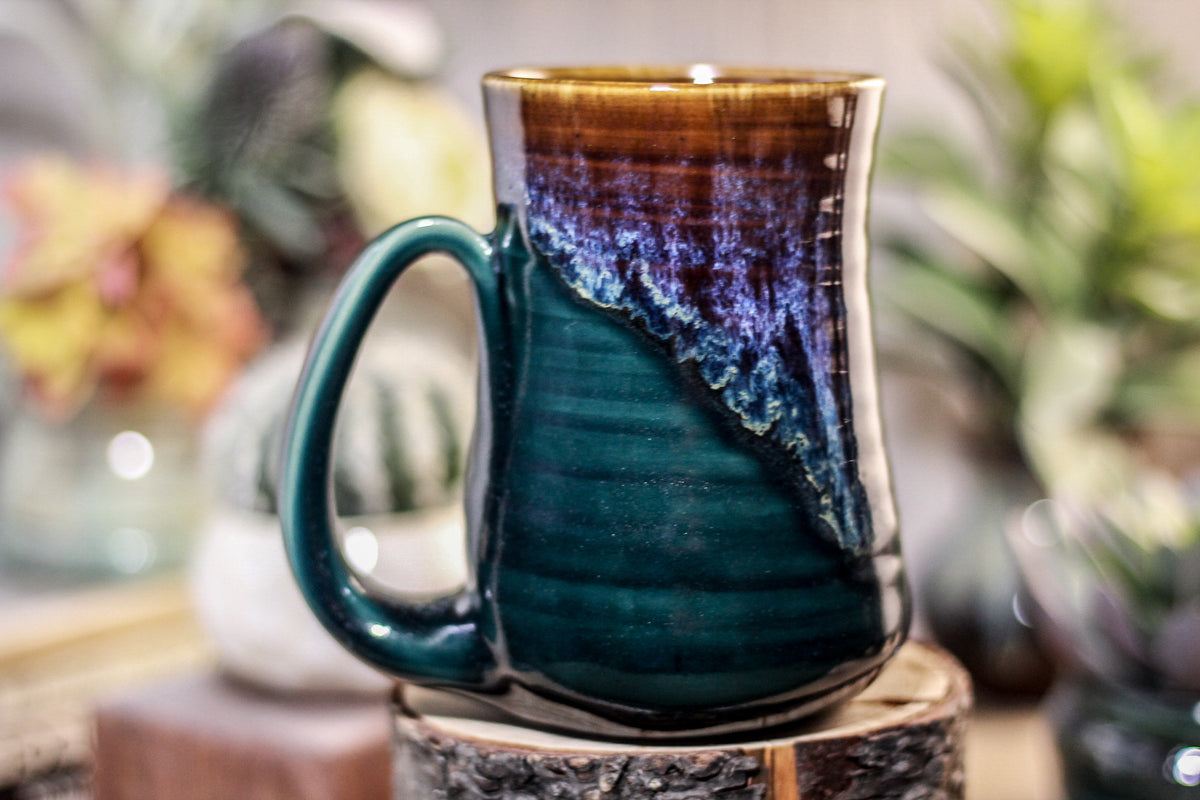 07-E Electric Wave Barely Flared Mug, 16 oz