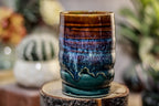 08-D Electric Wave Textured Cup, 9 oz