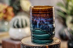 08-D Electric Wave Textured Cup, 9 oz