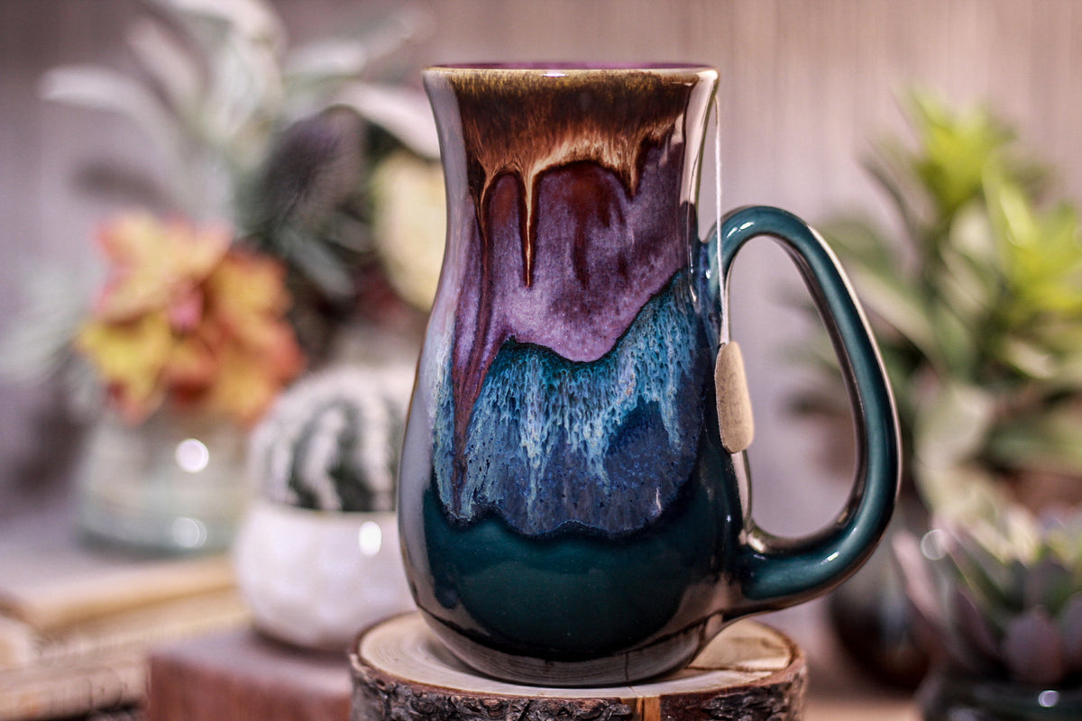 14-C Purple Haze Barely Flared Notched Mug, 18 oz.