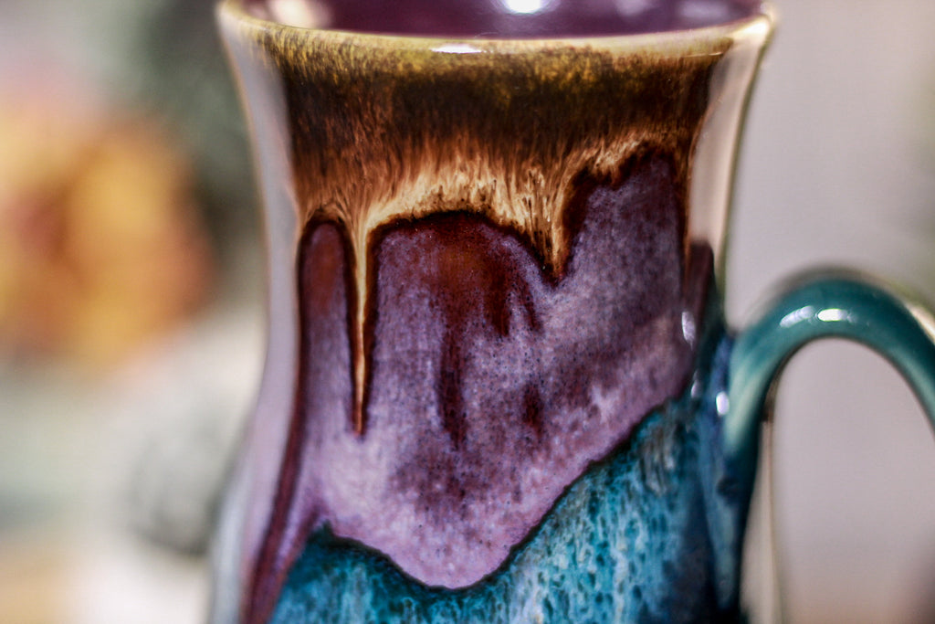 14-C Purple Haze Barely Flared Notched Mug, 18 oz.