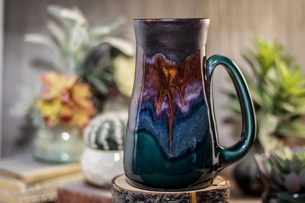 17-B Copper Haze Barely Flared Mug, 23 oz.