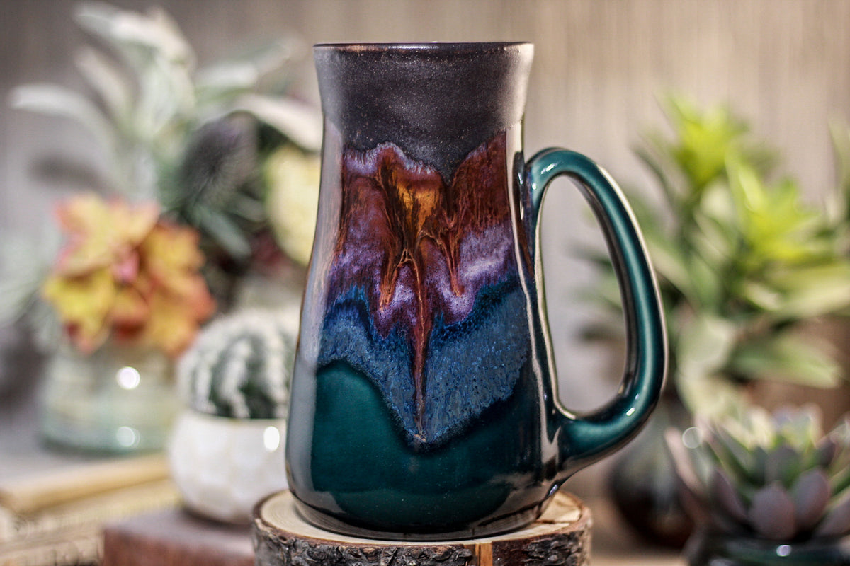 17-B Copper Haze Barely Flared Mug, 23 oz.