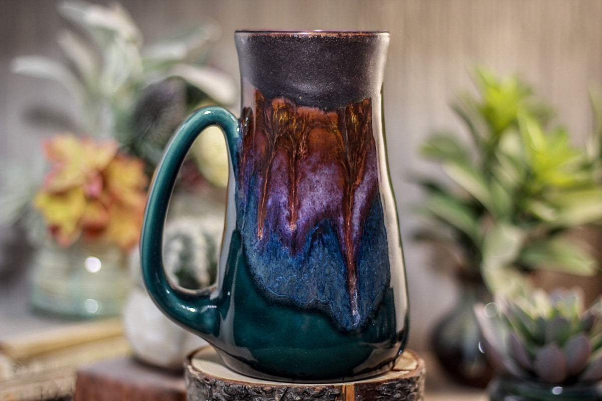 17-B Copper Haze Barely Flared Mug, 23 oz.