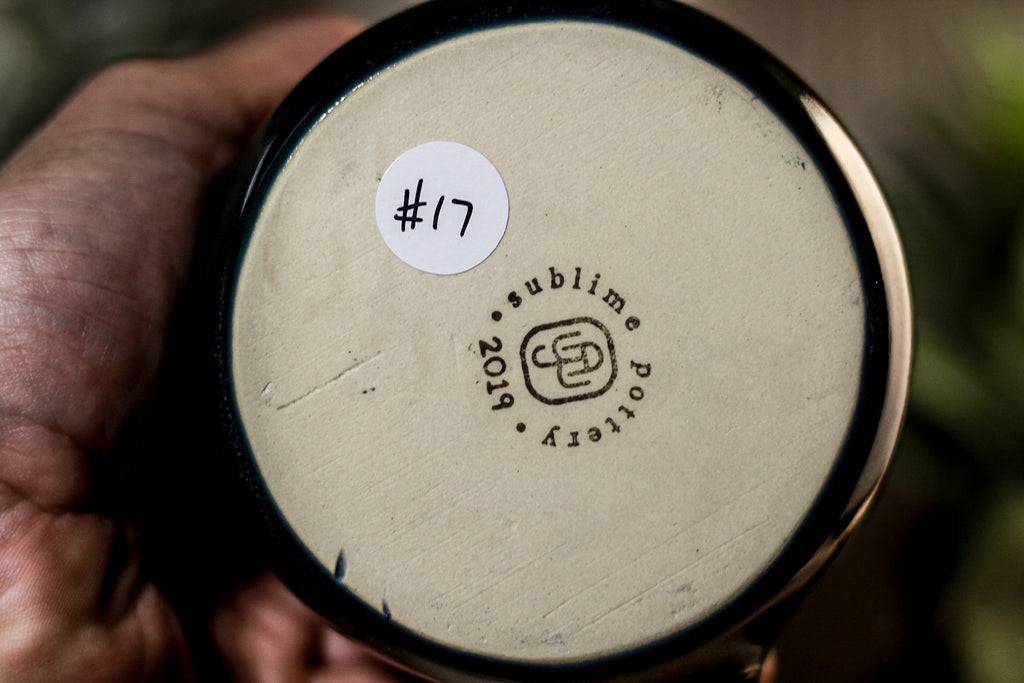 17-B Copper Haze Barely Flared Mug, 23 oz.