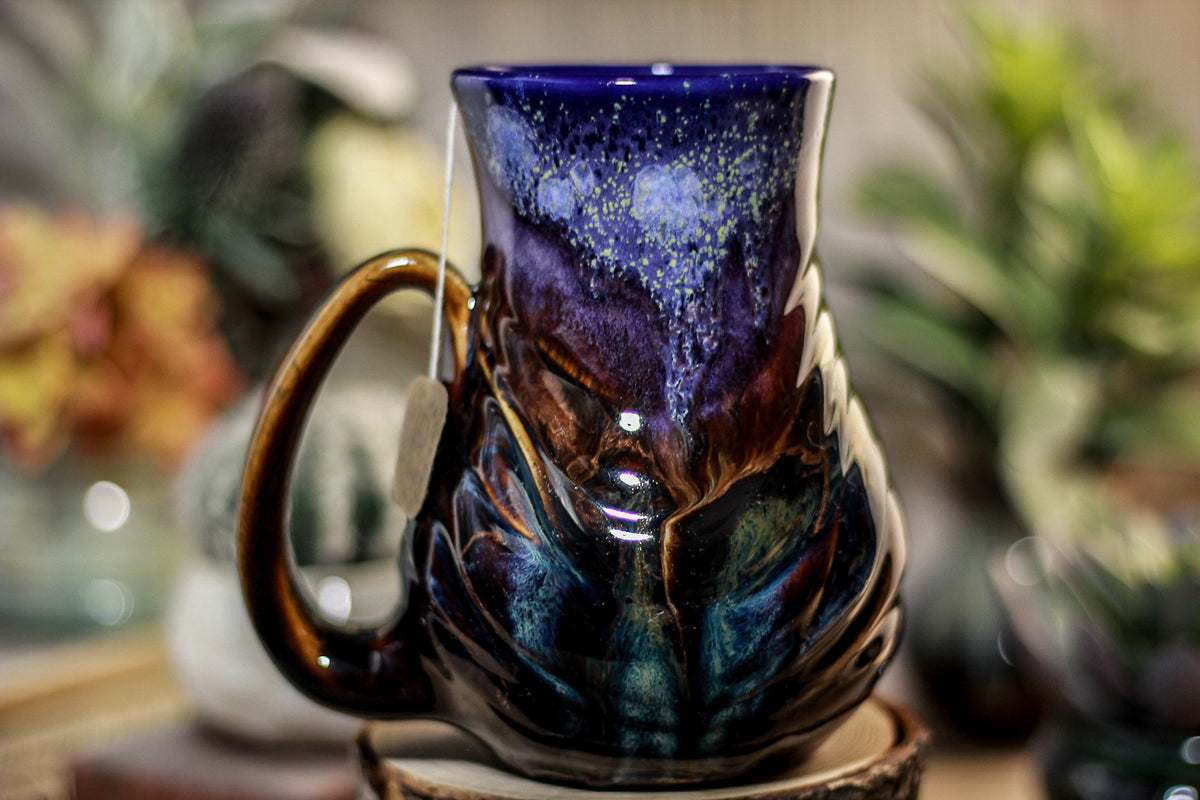 23-A Starry Night Barely Flared Notched Mug - MISFIT, 18 oz. - 30% off