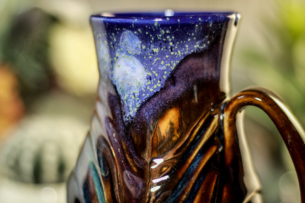 23-A Starry Night Barely Flared Notched Mug - MISFIT, 18 oz. - 30% off