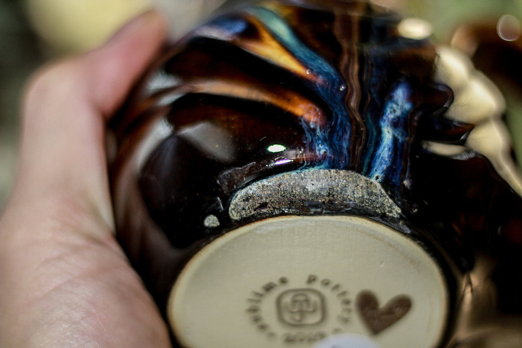 23-A Starry Night Barely Flared Notched Mug - MISFIT, 18 oz. - 30% off