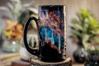 38-A Cosmic Grotto Textured Stein, 16 oz