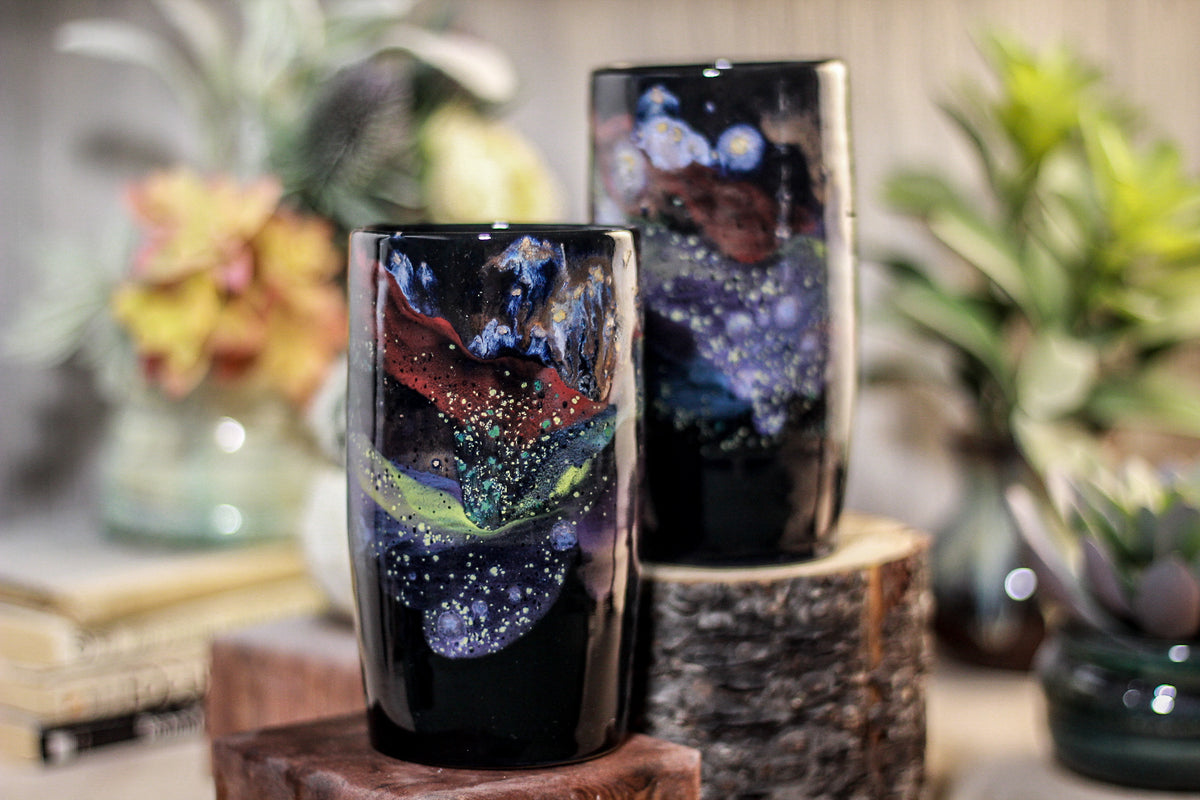 39-A Cosmic Rainbow Cup Set, 12 oz.