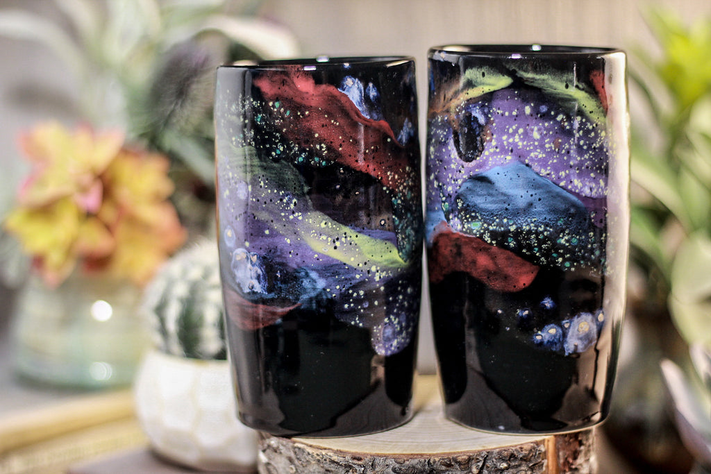 39-A Cosmic Rainbow Cup Set, 12 oz.