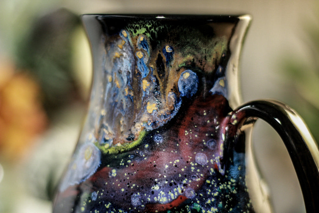 42-A Cosmic Rainbow Barely Flared Mug, 17 oz.