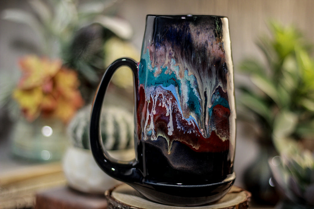 43-A Rainbow Grotto Acorn Mug, 18 oz