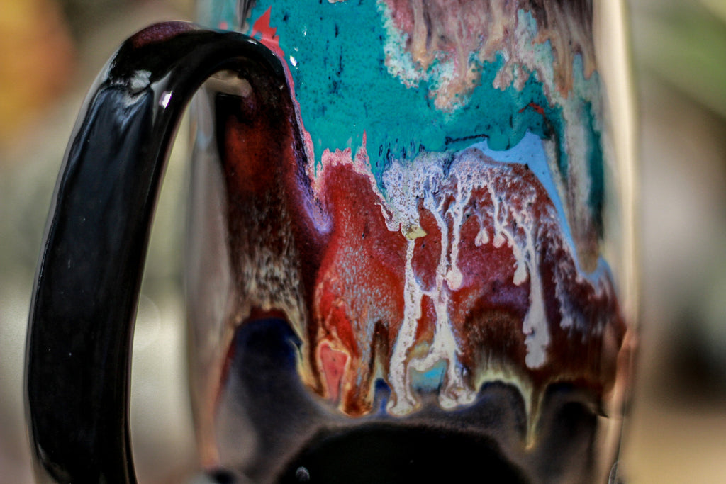 43-A Rainbow Grotto Acorn Mug, 18 oz