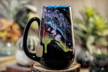 Load image into Gallery viewer, 44-A Cosmic Rainbow Notched Mug, 18 oz.