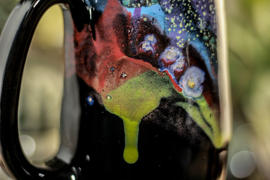 44-A Cosmic Rainbow Notched Mug, 18 oz.