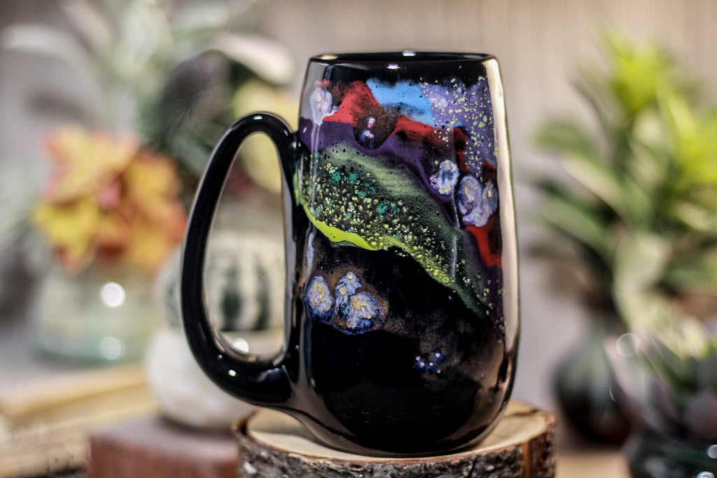 46-A Cosmic Rainbow Mug, 18 oz.