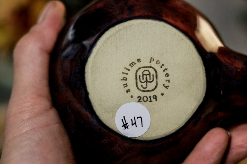 47-B PROTOTYPE Barely Flared Notched Mug, 17 oz.