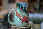 02-C Aqua Grotto Flared Mug, 18 oz.