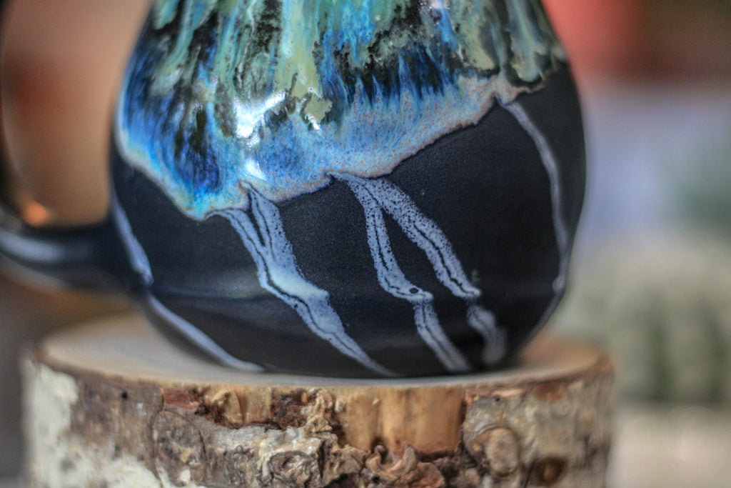 09-A Champlain Shale Notched Flared Acorn Mug - TOP SHELF, 17 oz.