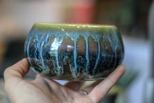 Load image into Gallery viewer, 13-A Mossy Wave Hermit Set, 11 oz. cup/ 14 oz. bowl