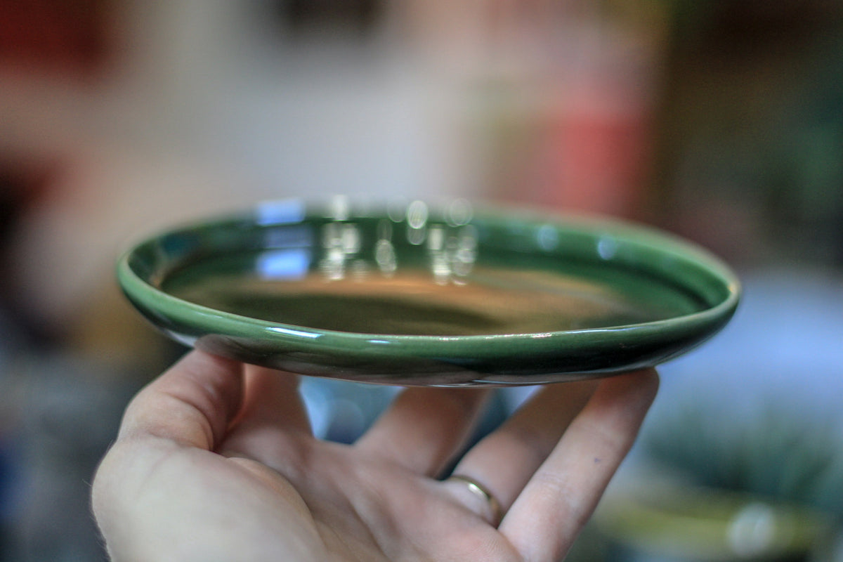 13-A Mossy Wave Hermit Set, 11 oz. cup/ 14 oz. bowl