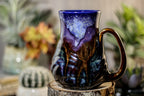 10-A Starry Night Barely Flared Textured Mug - MISFIT, 17 oz. - 25% off