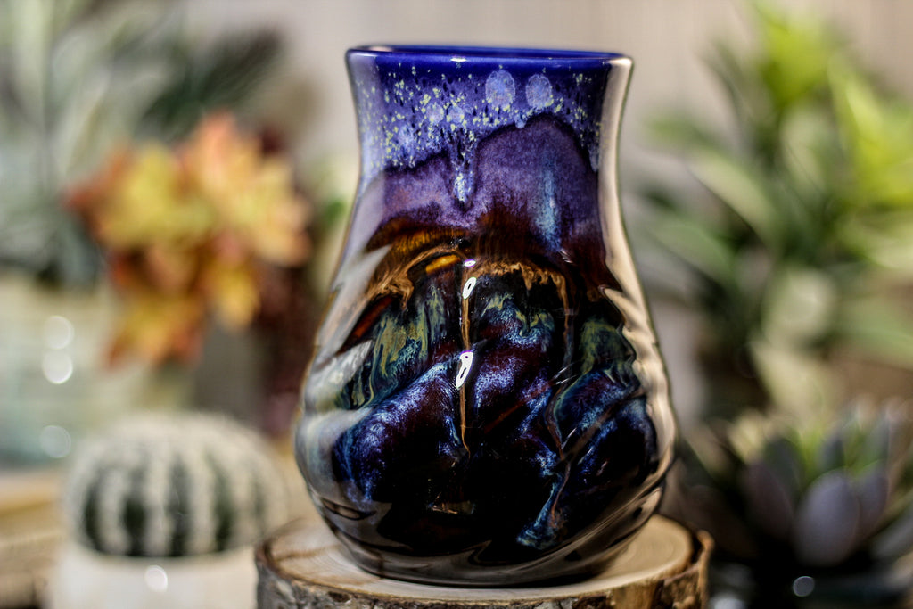 10-A Starry Night Barely Flared Textured Mug - MISFIT, 17 oz. - 25% off