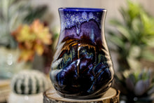 Load image into Gallery viewer, 10-A Starry Night Barely Flared Textured Mug - MISFIT, 17 oz. - 25% off