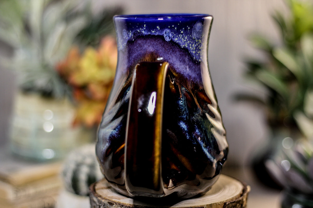 10-A Starry Night Barely Flared Textured Mug - MISFIT, 17 oz. - 25% off