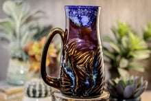 Load image into Gallery viewer, 11-A Starry Night Barely Flared Textured Mug, 22 oz.