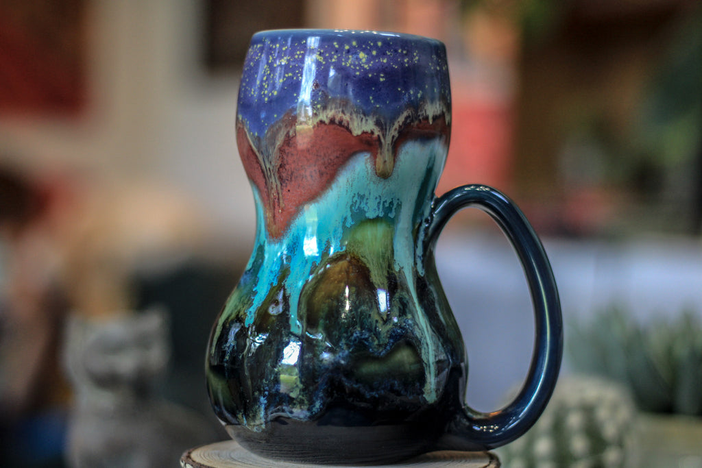 16-A Rocky Mountain High Gourd Mug, 22 oz.