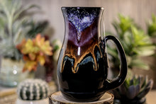 Load image into Gallery viewer, 12-A Starry Night Barely Flared Notched Acorn Mug - TOP SHELF, 19 oz.