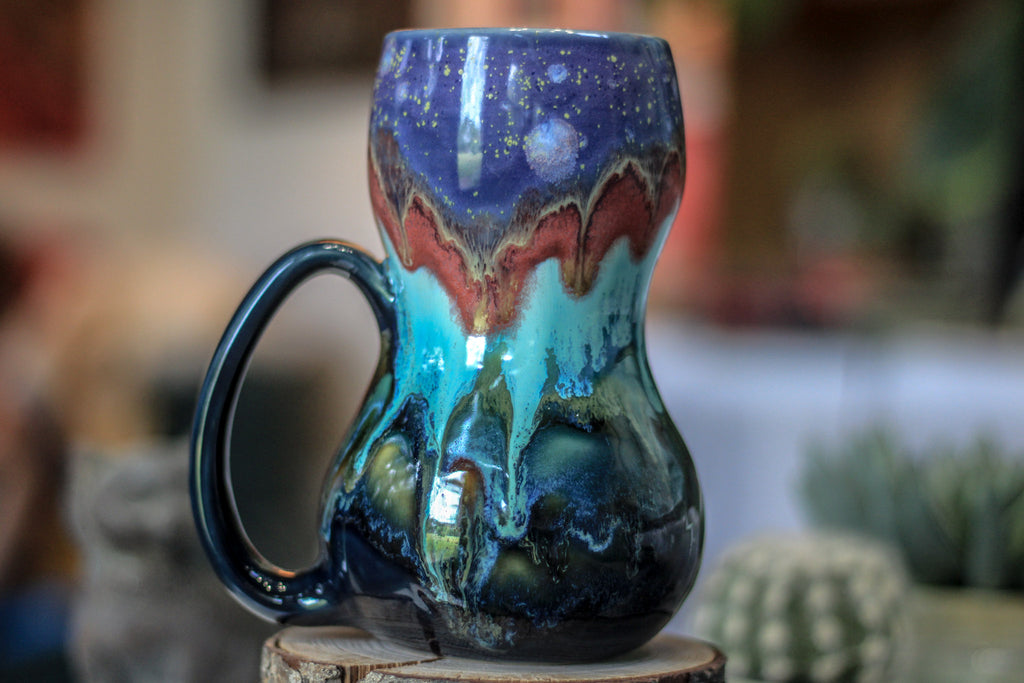 16-A Rocky Mountain High Gourd Mug, 22 oz.