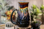 13-A New Earth Barely Flared Notched Textured Mug, 23 oz.