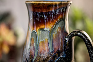 13-A New Earth Barely Flared Notched Textured Mug, 23 oz.