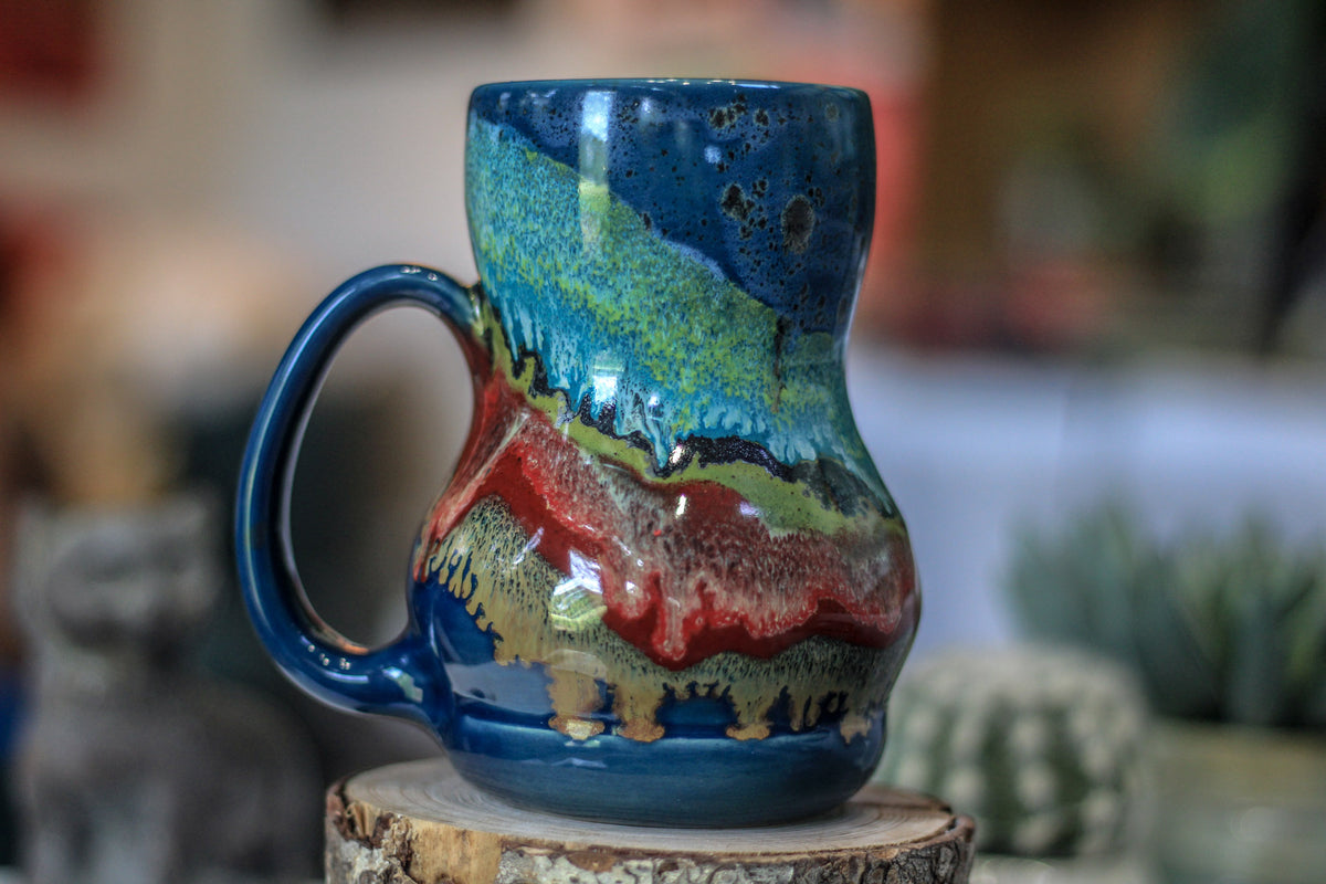 18-B Grotto Variation Gourd Acorn Mug, 18 oz.