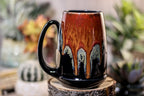 16-C Lava Falls Notched Acorn Mug - ODDBALL, 15 oz