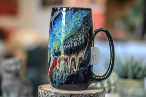 20-A Cosmic Grotto Notched Mug, 19 oz.