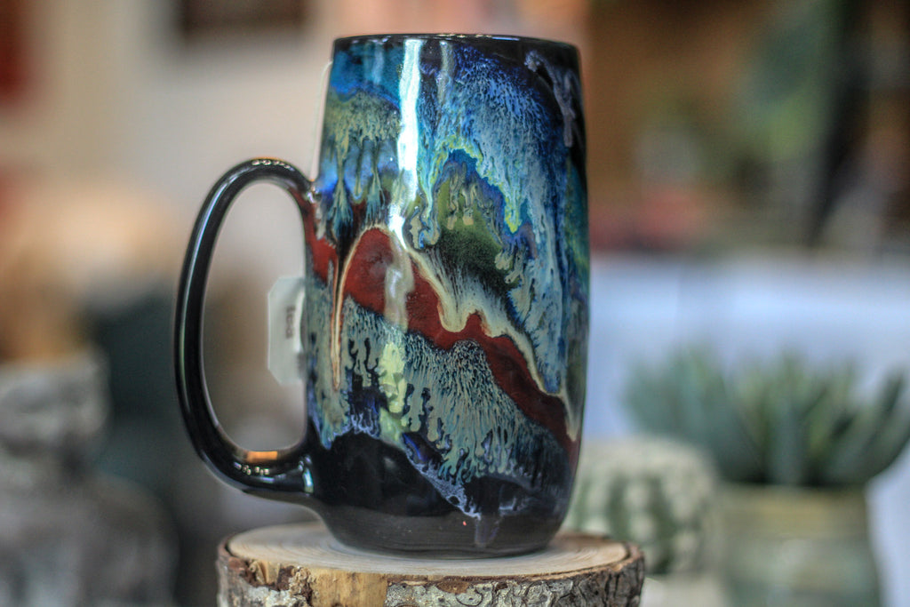 20-A Cosmic Grotto Notched Mug, 19 oz.