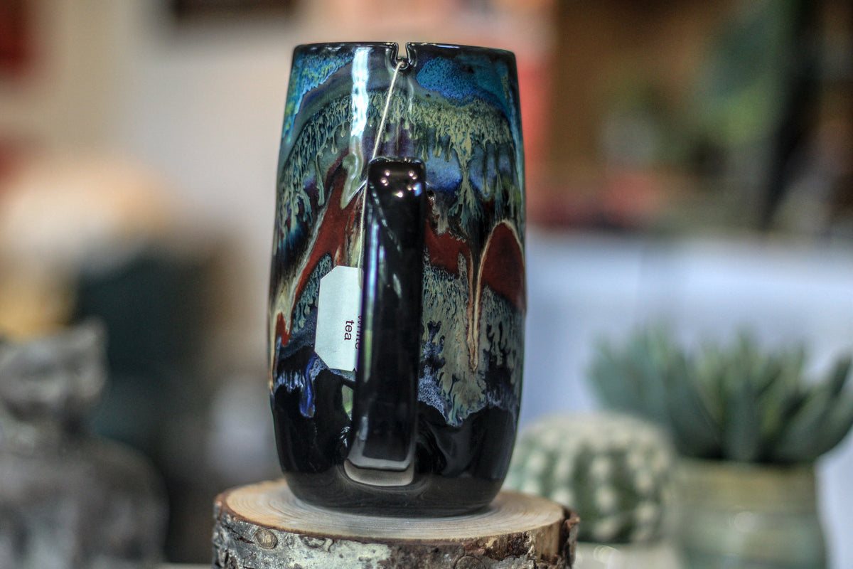 20-A Cosmic Grotto Notched Mug, 19 oz.