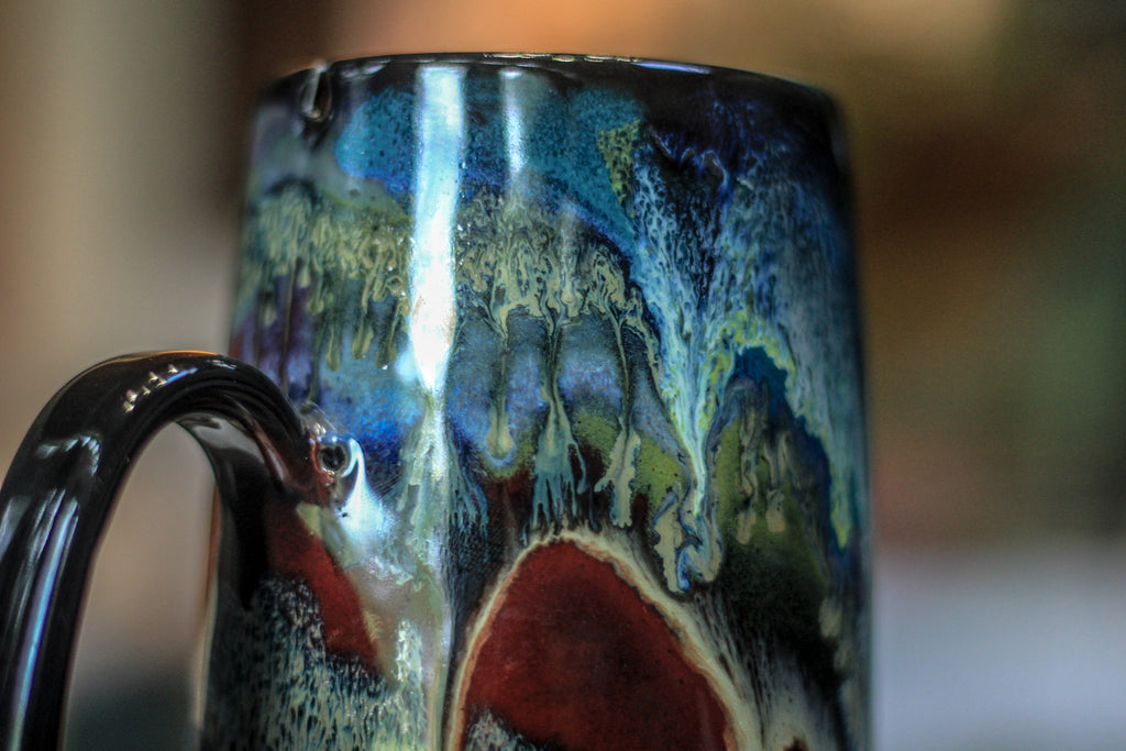 20-A Cosmic Grotto Notched Mug, 19 oz.