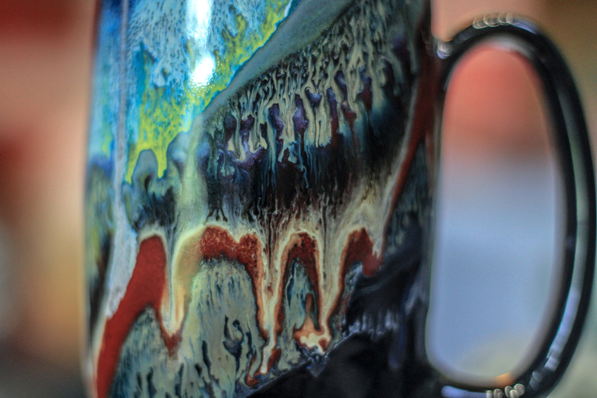 20-A Cosmic Grotto Notched Mug, 19 oz.
