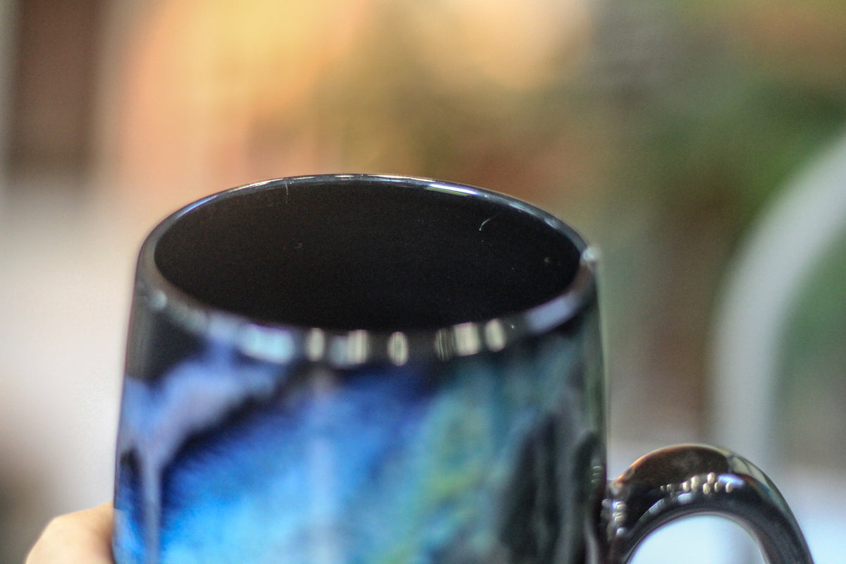 20-A Cosmic Grotto Notched Mug, 19 oz.